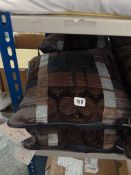 *4 Style Cushions with Teal Piping