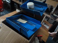 *Box containing Assorted Filing Trays & Office Sundries etc