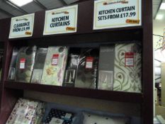 *10 Assorted Pairs of Ready Made Curtains