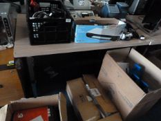 *Chrome Framed Work Table