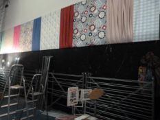 *Fabric Display Samples on Wall