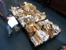 *12 Baskets containing Assorted Fabric Samples