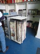 *4 Sided Fabric Display Stand with Swatches