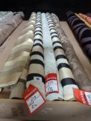 *5 Part Rolls of Striped & Other Fabric