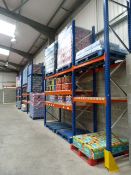 *2 Bays of Pallet Racking Comprising of 3 Uprights & 4 Short Beams & 6 Regular Beams