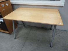 *Office Side Table on Silver Frame