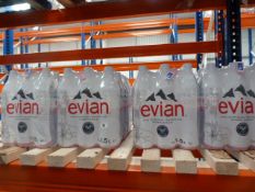 *12 Cases Containing 6 x 1.5 Litre Bottles of Evian Water