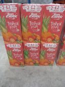*6 Cases Containing 12 Cartons of Sun Exotic Drink