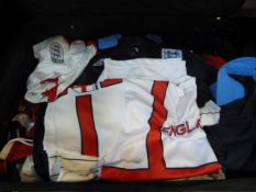 Case containing Englan T-Shirts