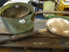 Copper Pan - Bed Warming Pan etc