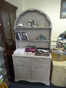 Shabby Chick Display Cabinet over Sideboard