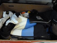 Box containing Various Football & other T-Shirts & Jumpers