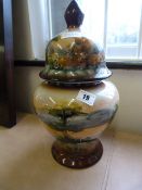 Decorative Lidded Vase