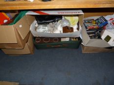 6 Boxes of Bric-a-Brac including Computer Games - China & Glassware etc