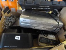 Video Cassette Recorder - Net Gear Box & Speakers etc