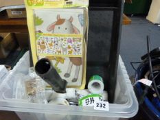 *Box Containing Decorators Materials - Padlocks etc