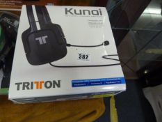 *Tritton Kunai Black Gaming Head Set