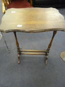 Edwardian Oak Occasional Table