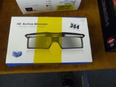 *2 Pairs of 3D Active Glasses