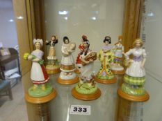 8 Danbury Mint Figurines