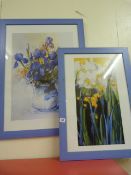 2 Framed Flower Prints