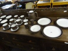Quantity of Hornsea Pottery Contrast Dinnerware