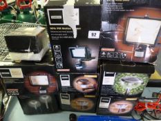 *9 Outdoor Flood Lights etc