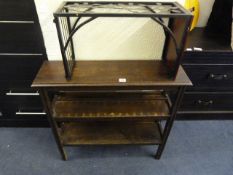 Oak Bookshelf & Another