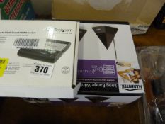 *Startec 2 HDMI Switch & Pair of Long Range Wireless Remote Extended Speakers