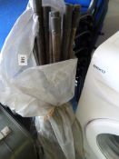 Set of Chimney Sweeping Extending Brushes & Green Suitcase