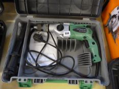 Hitachi 240v Impact Drill in Carrying Case