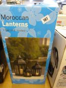 *Moraccan 3 MNest Set of Lanterns