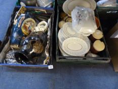 2 Boxes of China Dinnerware etc