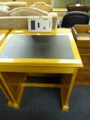 Solid Light Oak Council Voting Desk