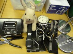 *2 Combination Squares - Alarm Clock - Torch etc