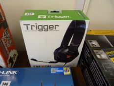 *Tritan Trigger Stereo Head Set