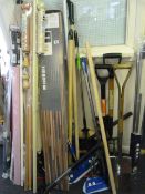 *Collection of Garden Tools - Blinds - Parasols etc