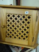 Pine Corner Cabinet