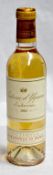 1 x Chateau D'Yquem - Sauternes, France - 2002 - Bottle Size 375ml – Volume 14% - Ref W1081 -