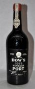 1 x Dows 1963 Vintage Port - Ref W402 - CL101 - Location: Altrincham WA14