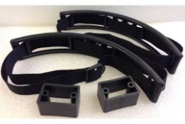 20 x Gas / Water Bottle Fixing Brackets With Straps and Spaces - For Caravans or Motorhomes - New