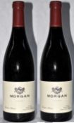 2 x Morgan Winery Twelve Clones Pinot Noir Wines - Santa Lucia Highlands USA - Year 2009 - Bottle