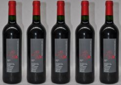 5 x Mas Des Argunelles Car Ino Red Wine - French Wine - 2010 - Bottle Size 75cl - Volume 14% - Ref