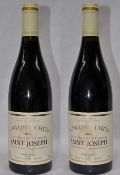 2 x Domaine Cheze Saint Joseph Cuvee Prestige De Caroline Red Wines - French Wine - Year 2005 -