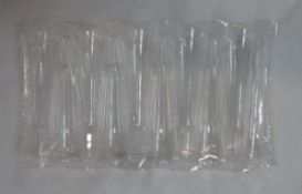 250 x Plastico Plastic Disposable Wine Glasses - Ref: CAT03 – Model: 605 – Flair Tumbler – New –