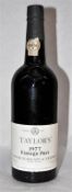 1 x Taylors 1977 Vintage Bottler of Port - 75cl Bottle Size - 21% Volume - Taylor, Fladgate &