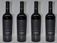 4 x Luccarelli Negroamaro Puglia IGT Red Wines - Italian Wine - Year 2011 - Bottle Size 75cl -