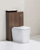 1 x Vogue ARC Bathroom BTW Cistern Unit With Top Shelf - WALNUT - Type 2E  Brand new boxed stock!