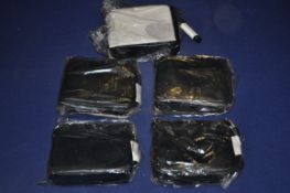 5 x Tasha Leather Shoulder Bags - NJB039 - CL008 - Location: Bury BL9  - RRP £325.  premium