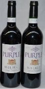 2 x Chateau Lagrezette Purple Malbec Red Wines - French Wine - 2011 - Bottle Size 75cl - Volume 13.